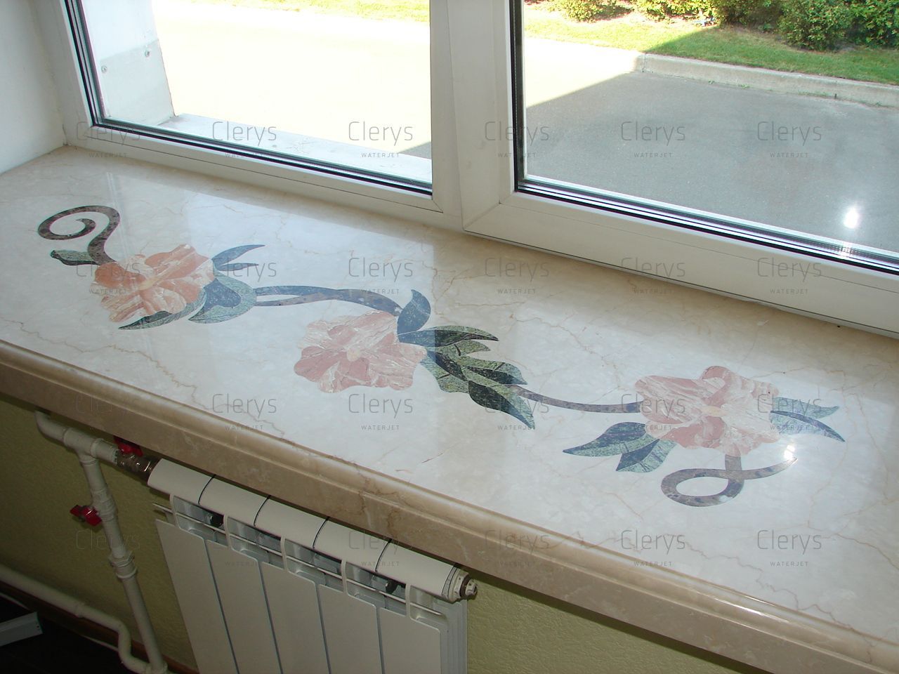 подоконник из мрамора