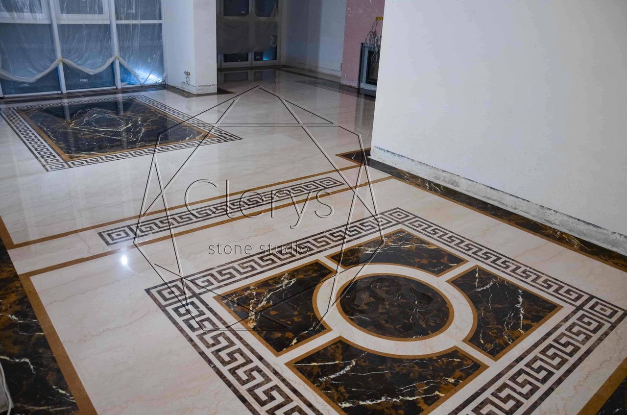 пол из мрамора