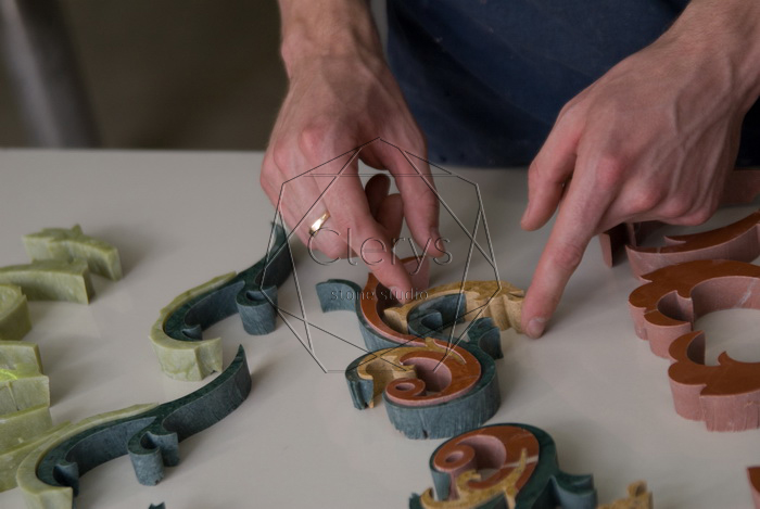 Гидрорез мрамора